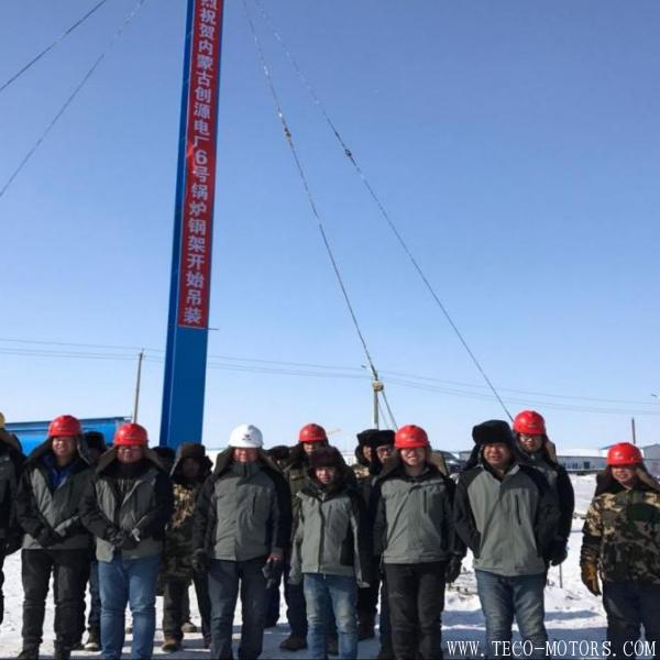 【電廠】?jī)?nèi)蒙創(chuàng)源電廠項(xiàng)目6號(hào)機(jī)組鍋爐首根鋼架開(kāi)始吊裝