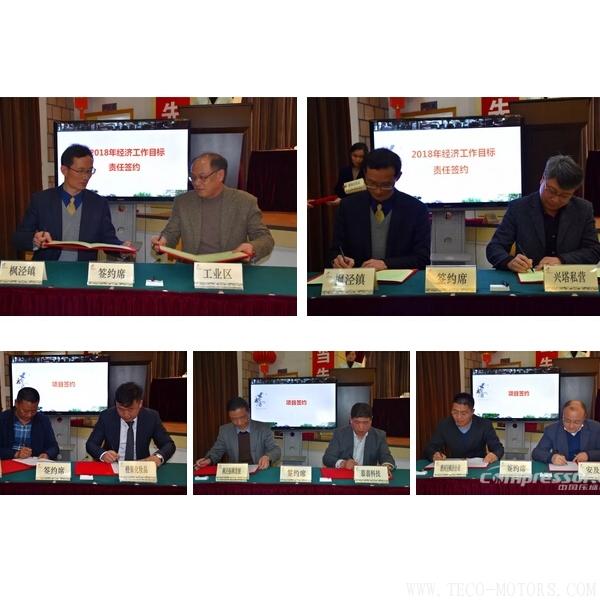 【壓縮機(jī)】漢鐘精機(jī)和德耐爾在楓涇鎮(zhèn)2018年優(yōu)化營商環(huán)境工作會(huì)議上獲獎(jiǎng) - TECO東元電機(jī) | 變頻器·伺服電機(jī)·減速機(jī)·電機(jī)解決方案