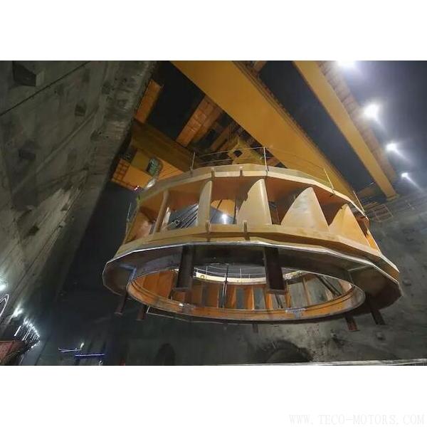 【電廠】烏東德水電站工程12臺(tái)機(jī)組座環(huán)全部吊裝完成 - TECO東元電機(jī) | 變頻器·伺服電機(jī)·減速機(jī)·電機(jī)解決方案