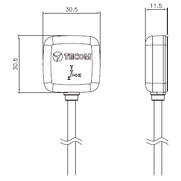 VB-200ST黏貼式振動(dòng)規(guī) - TECO東元電機(jī) | 變頻器·伺服電機(jī)·減速機(jī)·電機(jī)解決方案