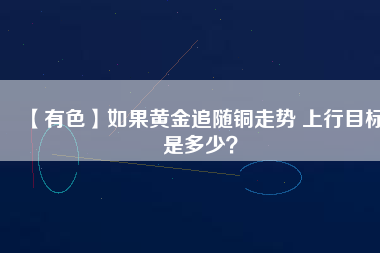 【有色】如果黃金追隨銅走勢 上行目標(biāo)是多少？