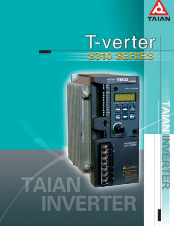 TECO東元變頻器S310系列資料下載|選型手冊